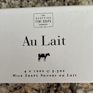 The Scottish Fine Soaps Company Au Lait Milk Soaps (4 x 100g)
